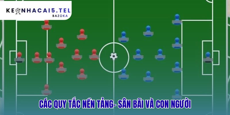 Luật bóng đá cơ bản FIFA: những điều người mới cần biết về sân và người